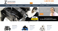 Desktop Screenshot of barcodeprintersupply.com